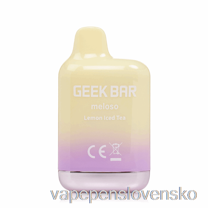 Geek Bar Meloso Mini 1500 Jednorazová Cigareta S Citrónovým ľadovým čajom